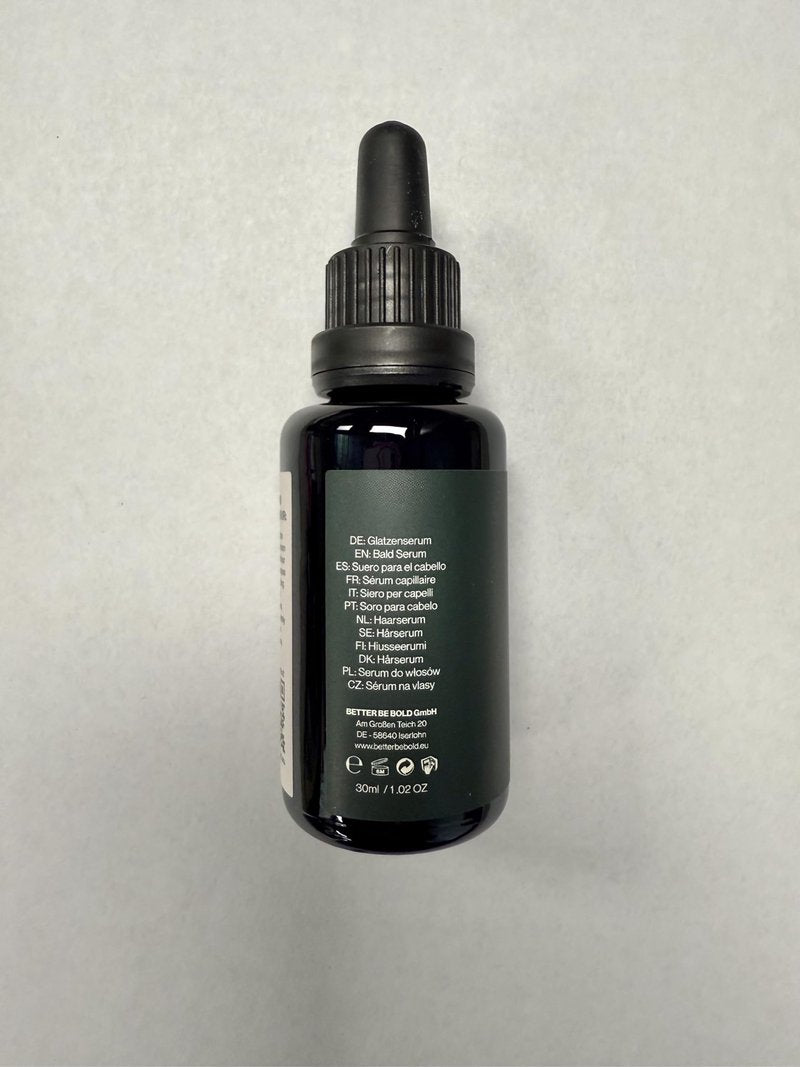 BETTER BE BOLD Anti-Pigment Bald Serum Against Age and Pigment Spots (Retroactive & Preventive) 2% Alpha Arbutin Regenerates Skin Cells Premium Bald Care 30 ml