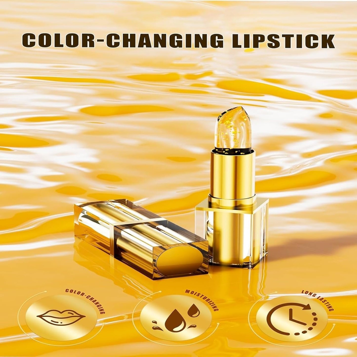 Aurelia Color Changing Lipstick - Long-Lasting Hydration & Nourishing Formula for Mature Skin | 1 Piece