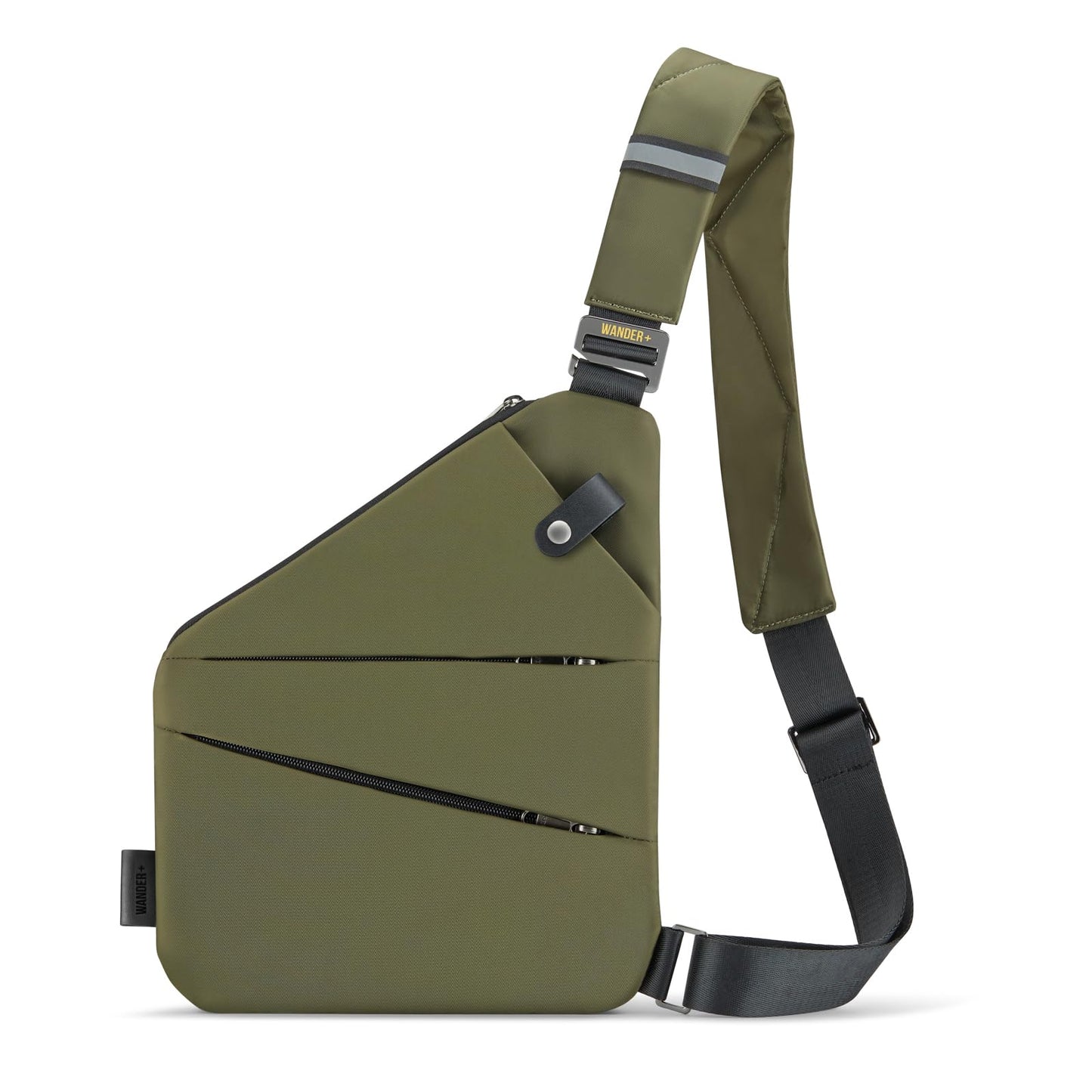 WANDER PLUS® Anti Theft Crossbody Travel Bag for Women Men, Multi-Pocket Crossbody Bag, Slim Sling Bag
