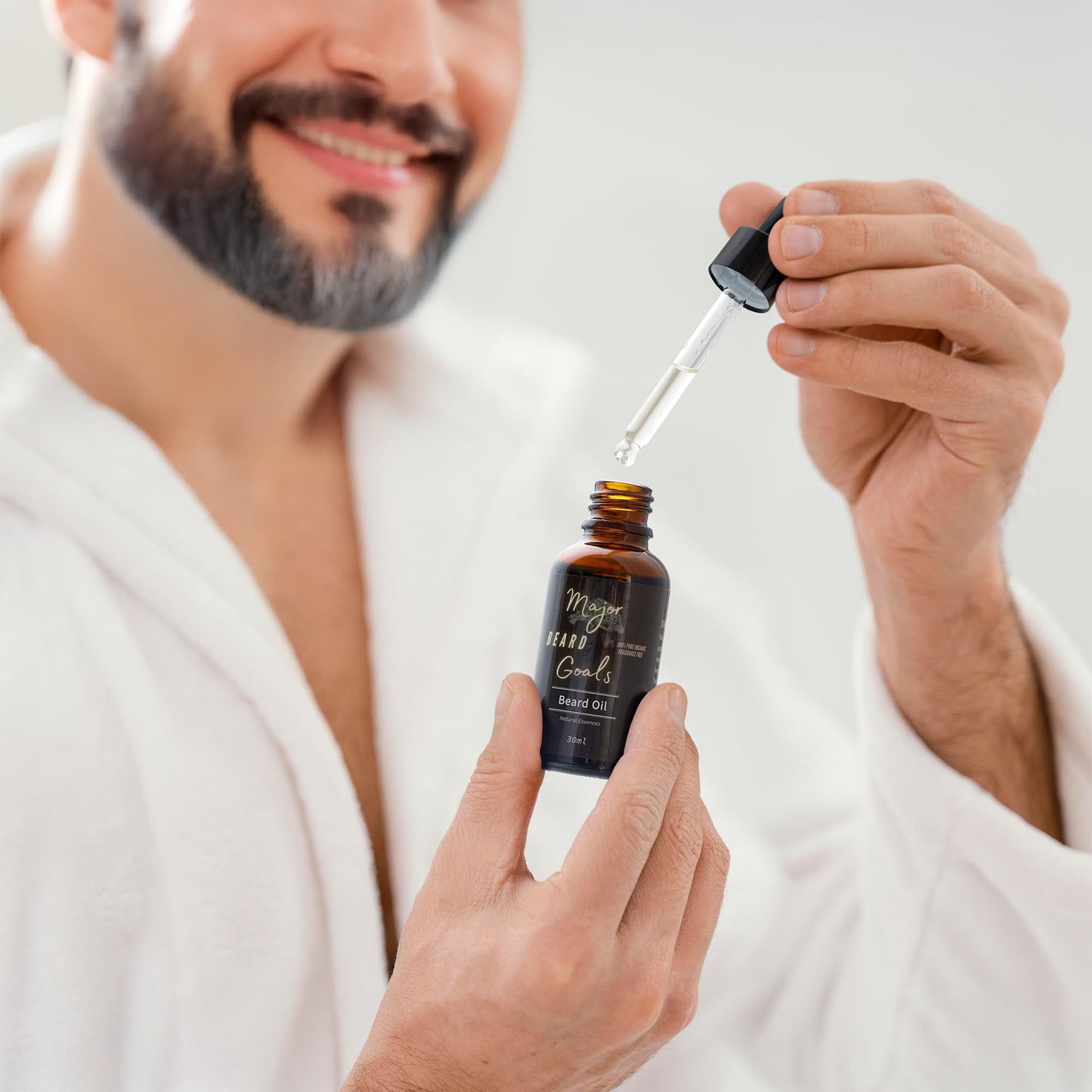 Major Beard Goals Beard Oil – Deep Conditioning & Nourishing Beard Care – Hydrating Beard Oil for Healthy Growth – Moisturizes with Natural Ingredients for a Healthy Beard