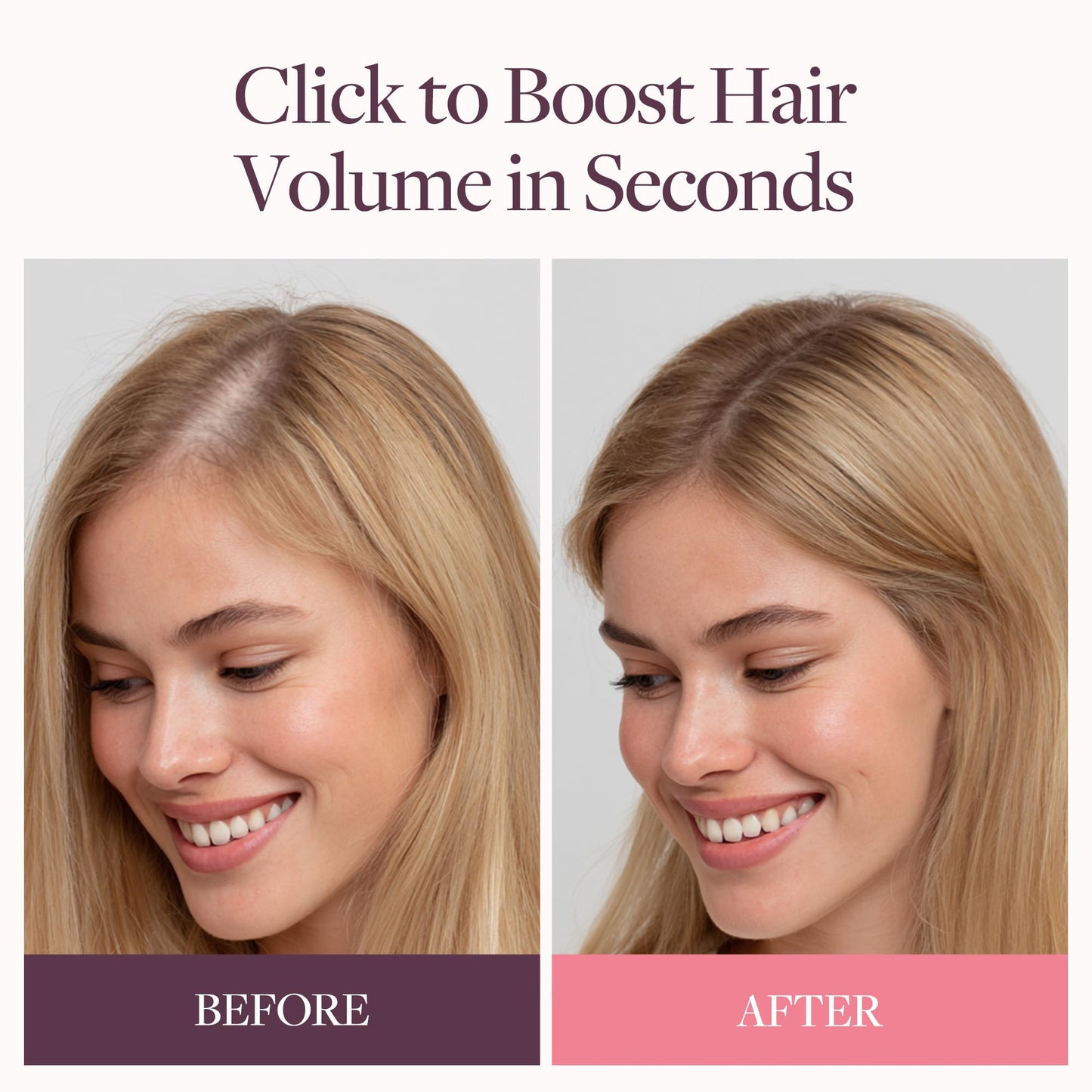 GOO GOO Scalp Hair Fill Ins, Clip in Hair Extensions, Human Hair Pieces for Women With Thinning Hair, 16/22 Light Blonde Highlighted Golden Blonde, 14inch 30g 4Pcs