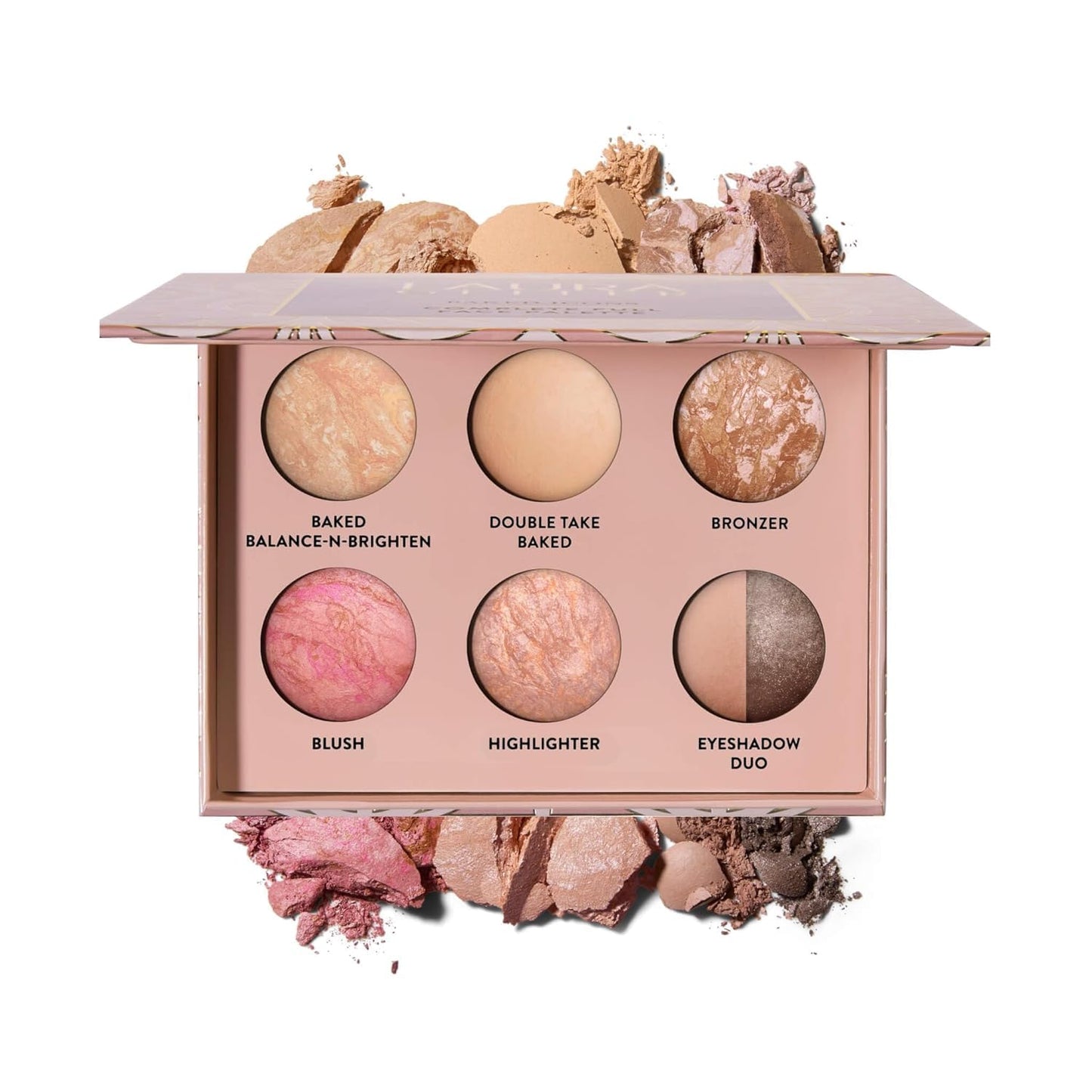Laura Geller Baked Icons Complete Face Palette - All-in-One Makeup for Mature Skin | Porcelain Finish