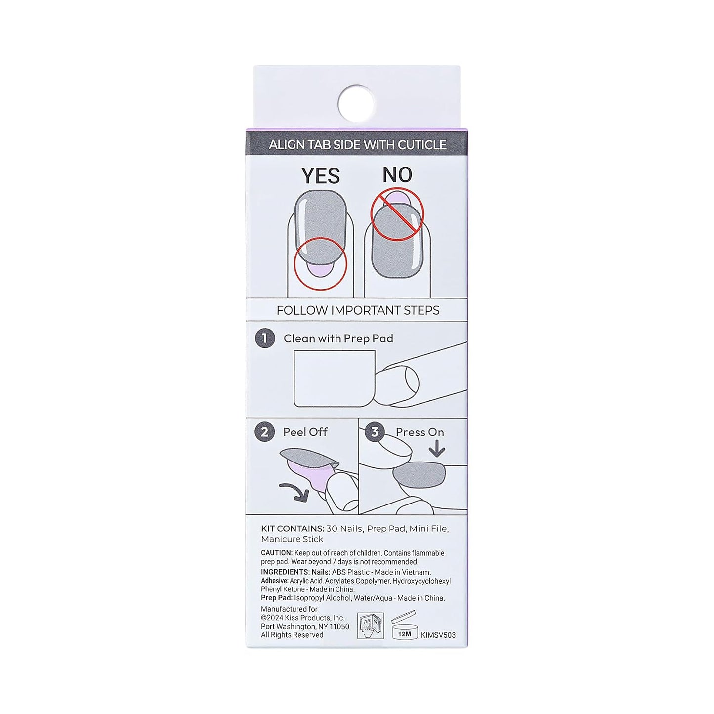 Kiss Impress No Glue Mani Press On Nails - 'Before Sunrise' Green Short Squoval Shape | 30 Nails, Prep Pad & More