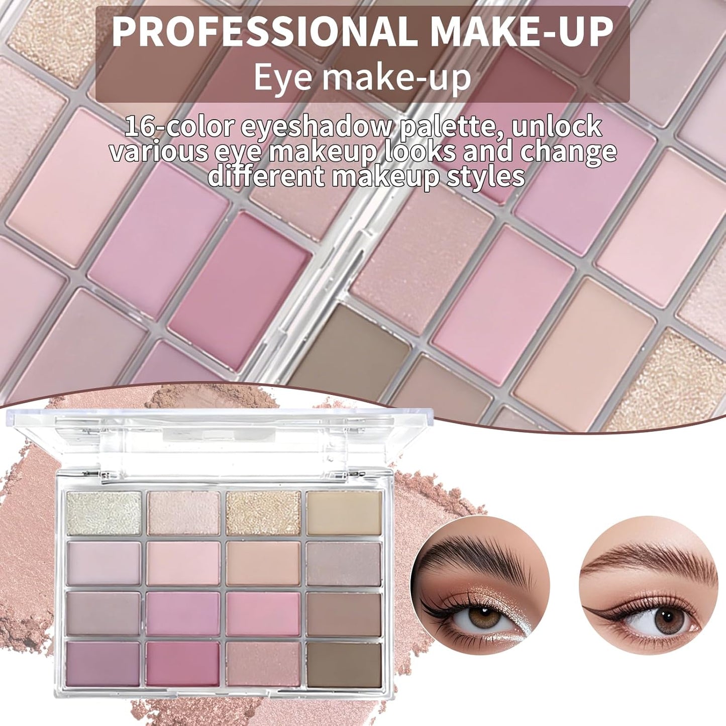Makeup Kit for Women - All-In-One Makeup Set for Teens | Foundation, Eyeshadow Palette, Lip Gloss, Eyeliner & Brushes