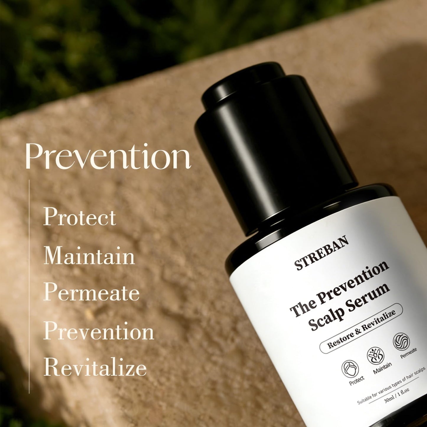 STREBAN Professional Hair Serum Bundle - Day & Night Strengthening, Breakage Recovery & Scalp Nourishment System (Professional Hair Serum Bundle (2 Piece))