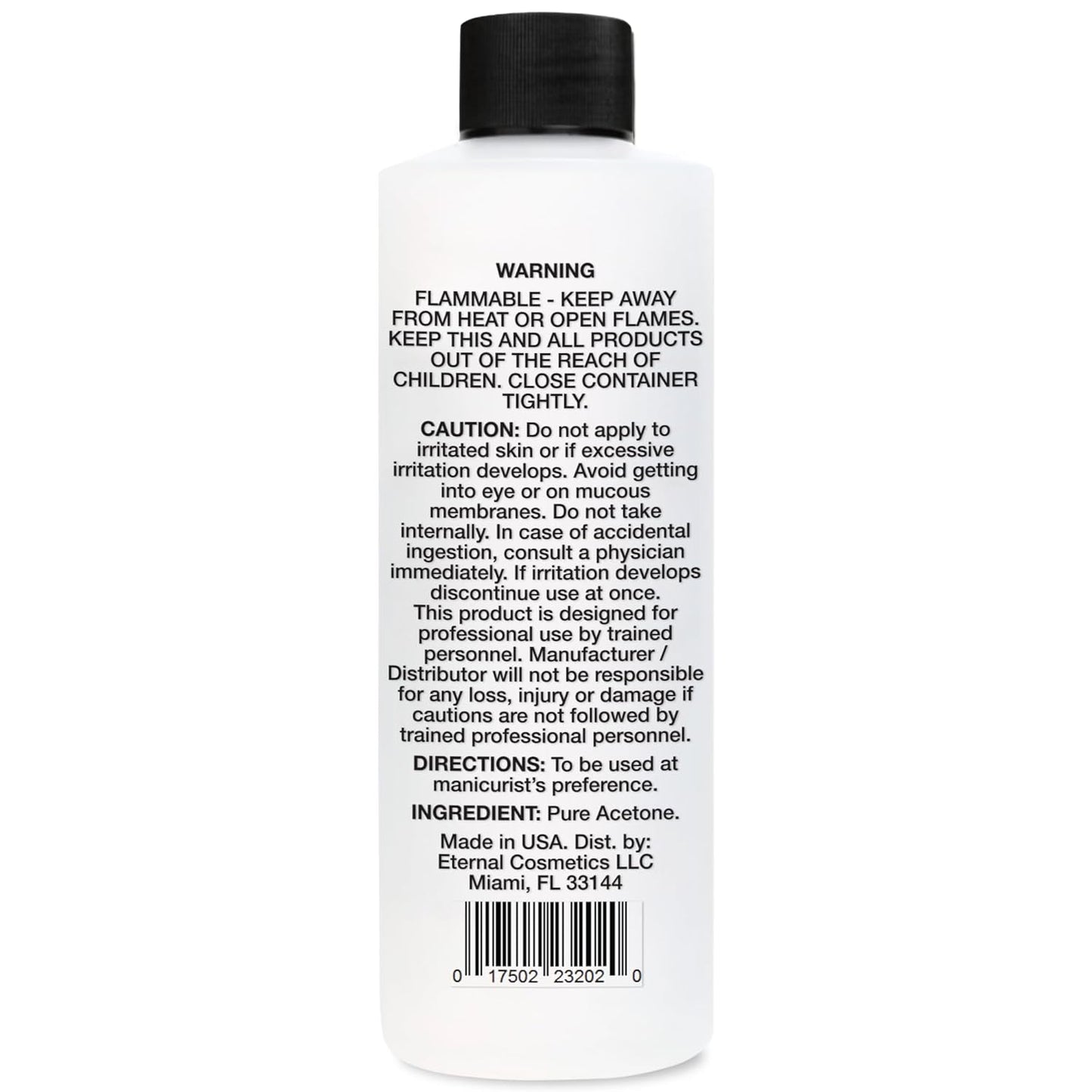 Acetone Gel Nail Polish Remover - Effective Gel & Acrylic Removal | 8 Fl Oz