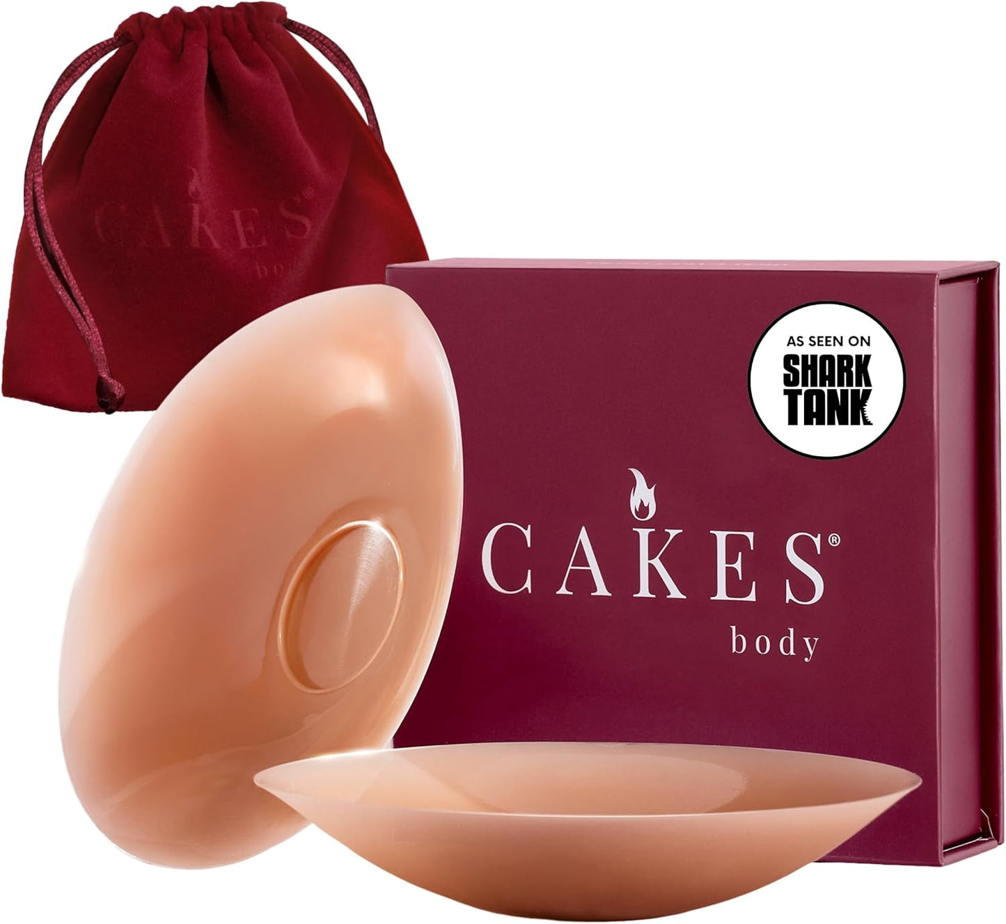 Sticky Circle Nipple Covers for Women - Adhesive-Free Comfort & Perfect Fit | CAKES Body®