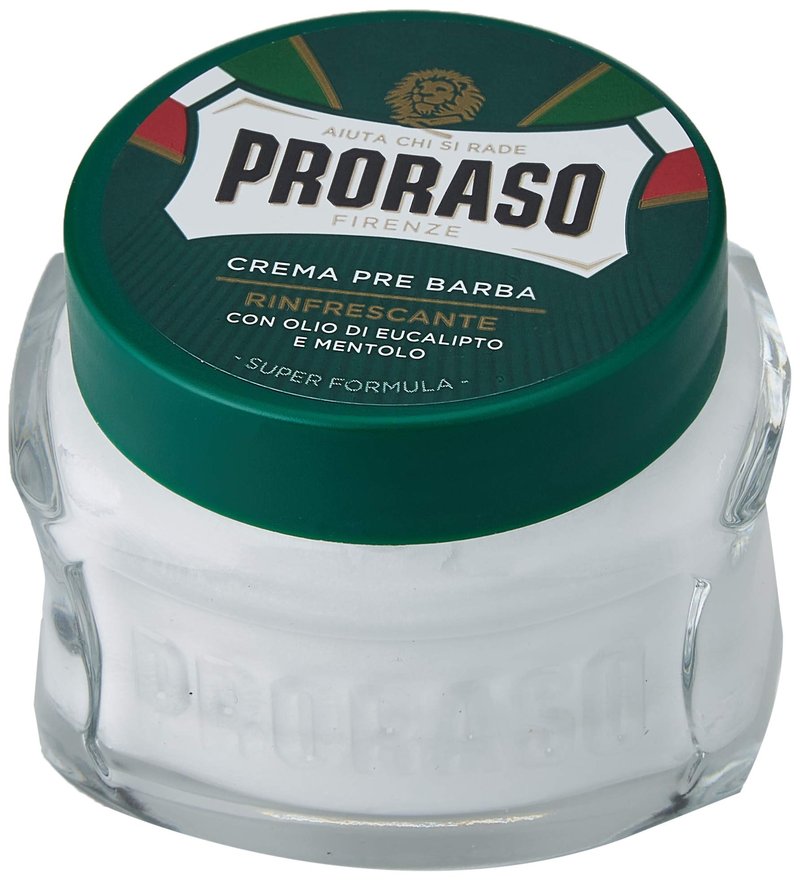 Proraso Refreshing And Toning Pre-Shave Cream with Eucalyptus Oil & Menthol, 3.6 oz