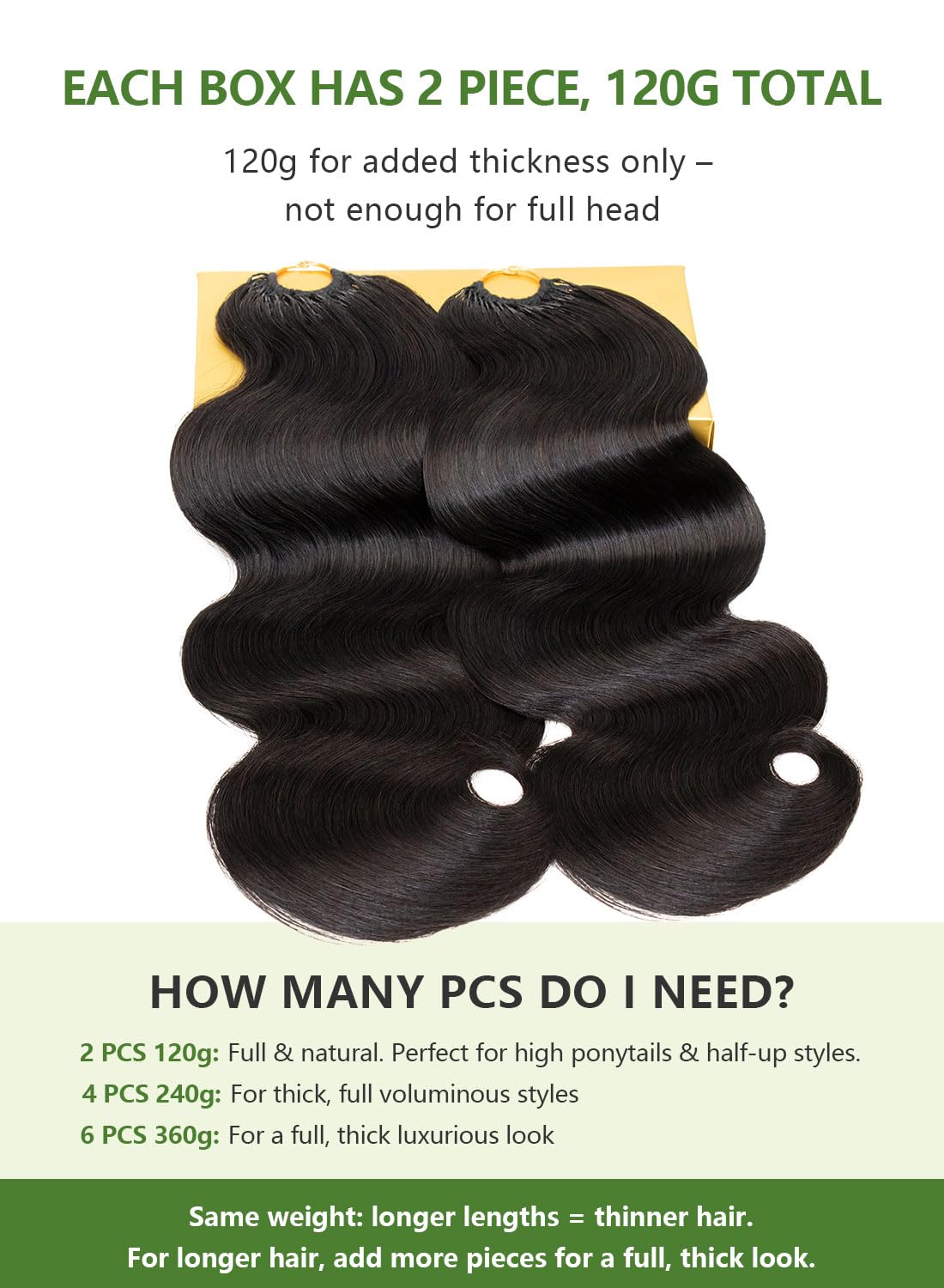 MLIP Crochet Hair for Black Women, Feather Crochet Human Hair, 14 16Inch 120g Burmese Body Wave, Knotless Pre-Separated, Quick Install Protective Style Lightweight Tangle-Free Reusable Natural Black