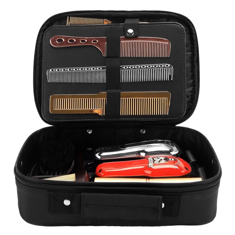 CRSUSUKJ Hard Travel Case for Hair Clippers, Hair Cutting Barber Supplies Organizer Bag, Hairdressing Tools Storage Carrying Case, Professional Hair Cutting Storage Organizer for Scissors