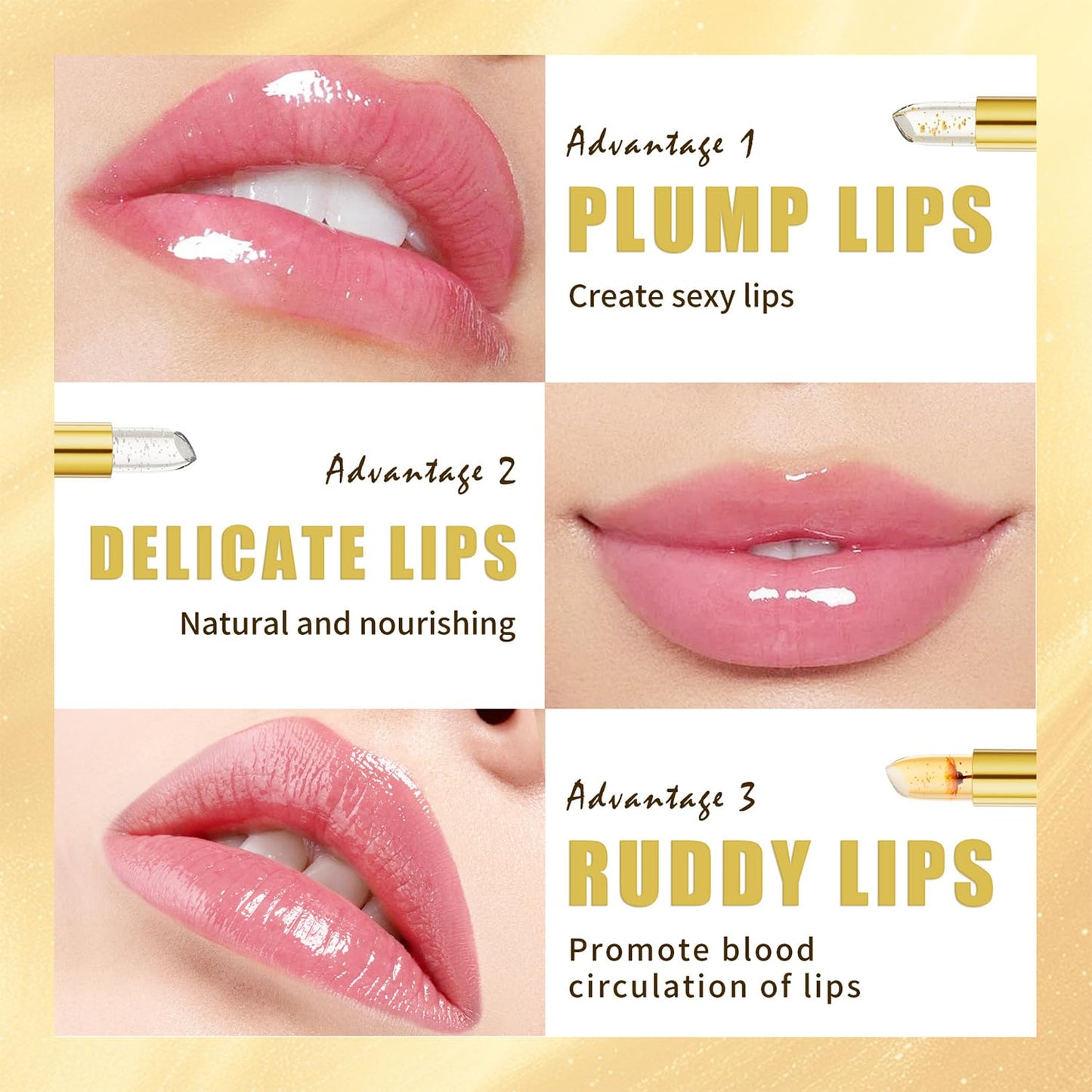 Areliaa Color Changing Lipstick - Transferproof PH Adjusting Formula | Long Lasting & Moisturizing (1pcs)