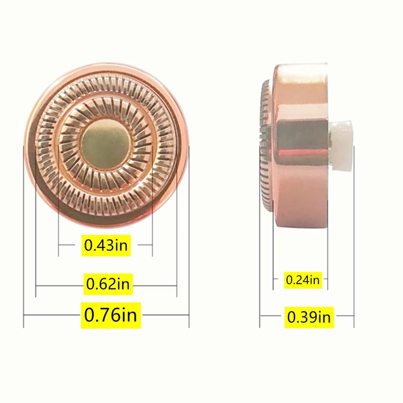 Facial Hair Remover Replacement Heads - Gen 2 Compatible with Finishing Touch Flawless Hair Remover Tool for Women Easy Facial Hair Removal