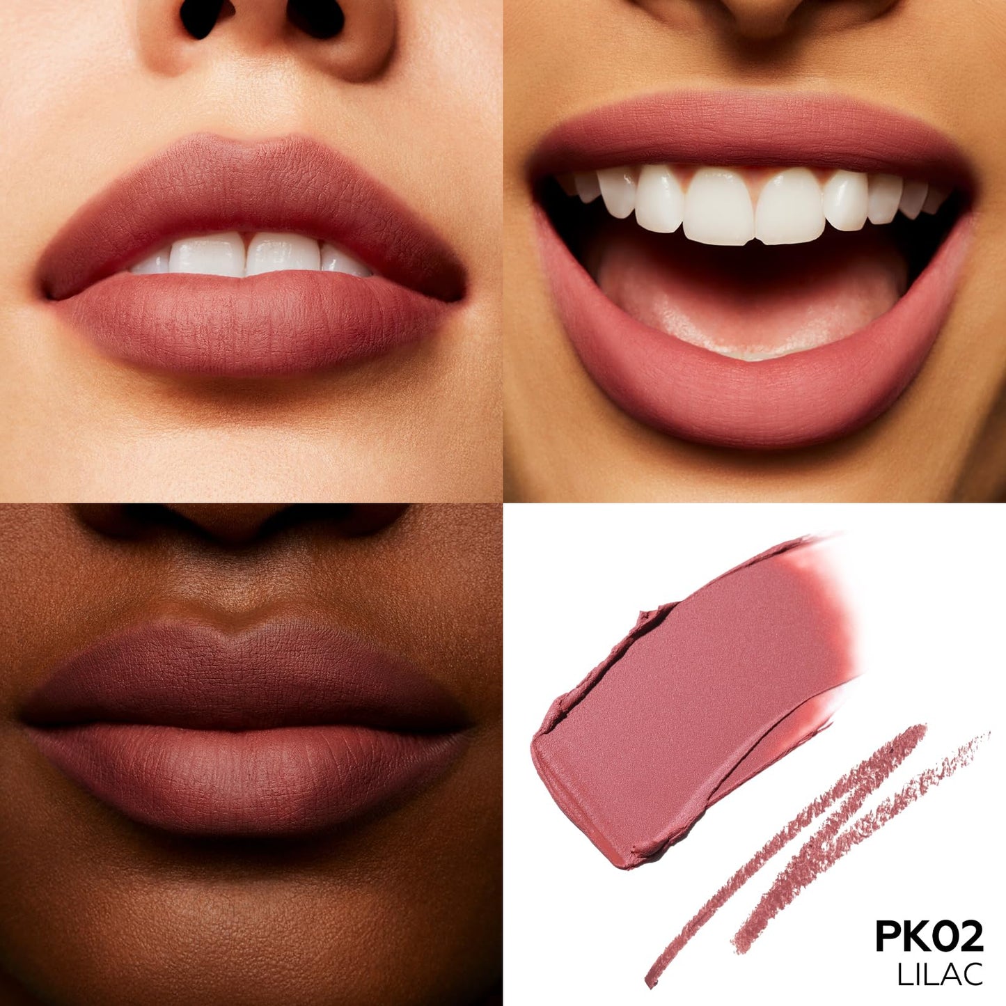 FOCALLURE Fuller Sculpt Dual-Ended Lip Liner & Lipstick 2-in-1,Long Lasting,Highly Pigmented Lip Pencil, Instantly Defines and Plumps for 3D Fuller Lips,PK02 LILAC