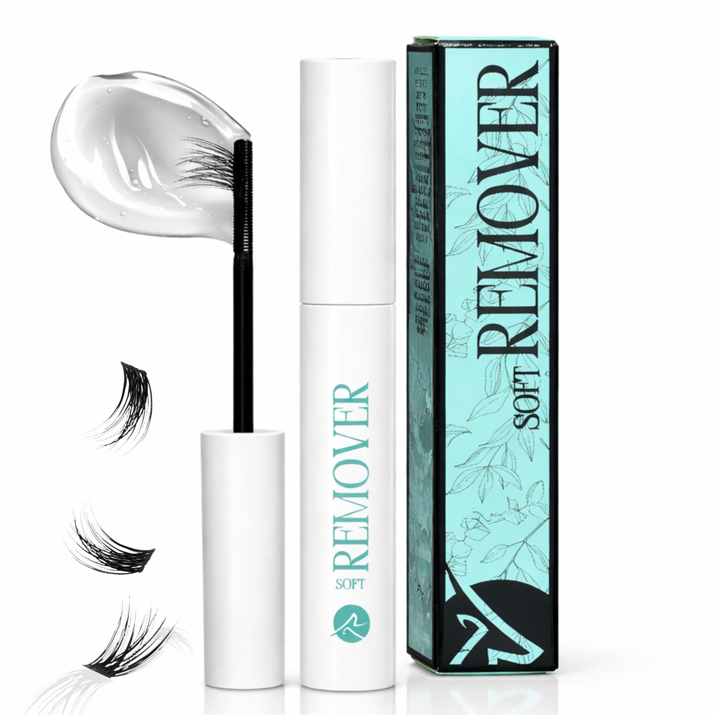 Gazelle Softouch Eyelash bond Remover, Plant-Based EyesCluster Lash Remover for Individual False Lashes - Safe for Sensitive Bond and Wispys, 2x More Effective, Gentle Non-irritating