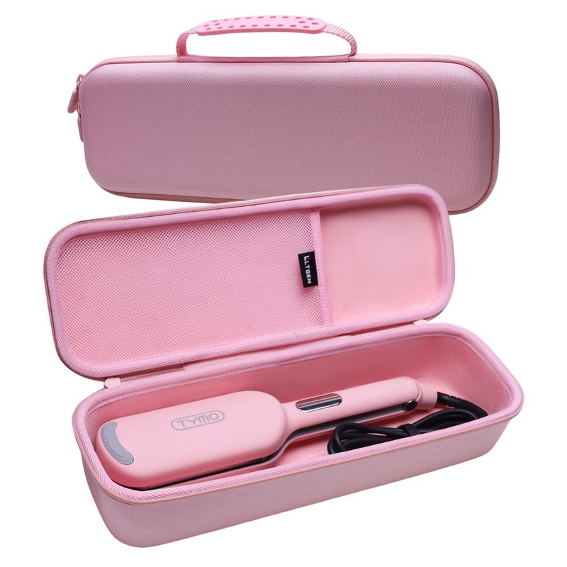 LTGEM Case Compatible with TYMO ROVY Beach Waves Curling Wand, Case Only (Pink)