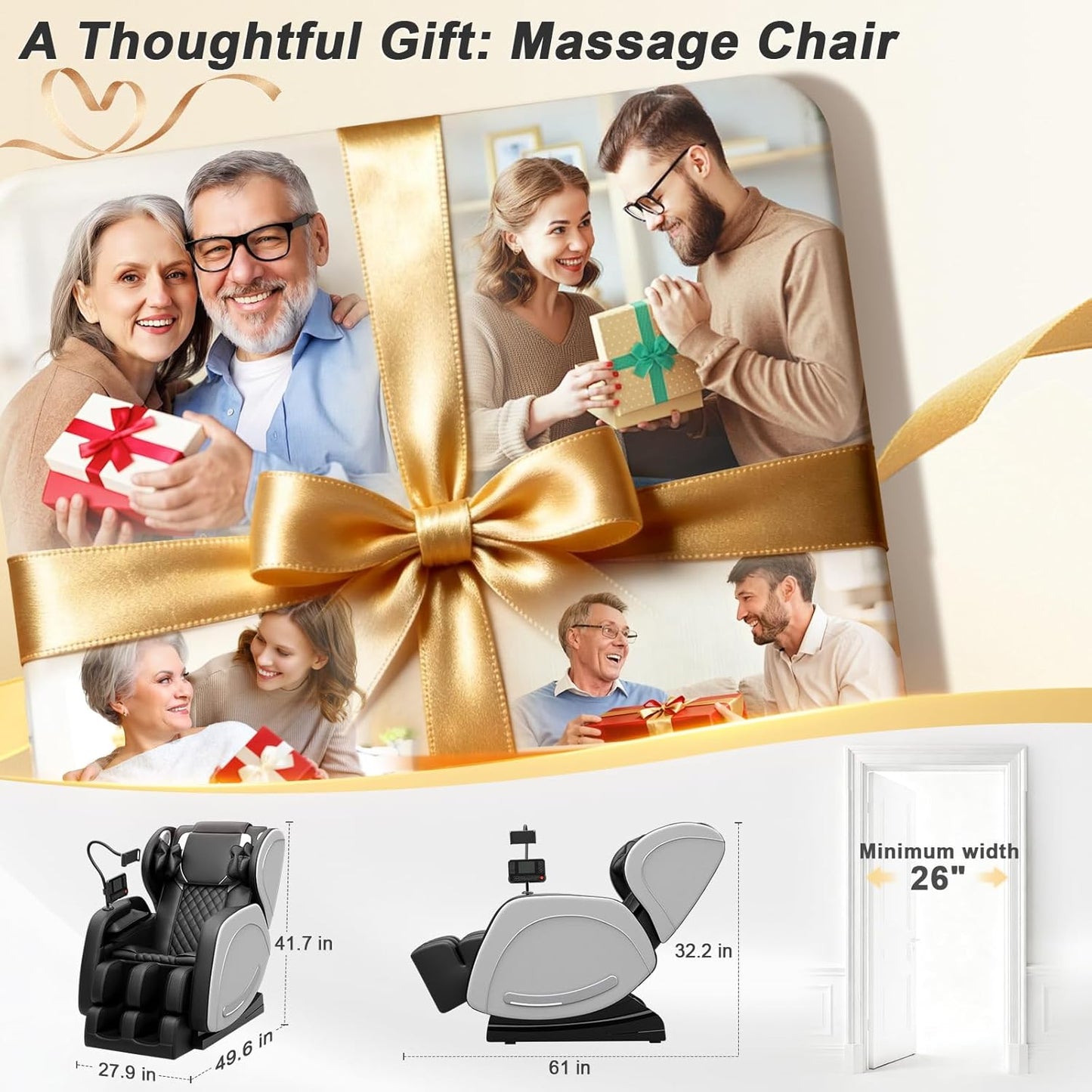 Megashock SL Track 2026 Full Body Massage Chair - Zero Gravity, Back Heat, 12 Rollers, Bluetooth | Home & Office Use