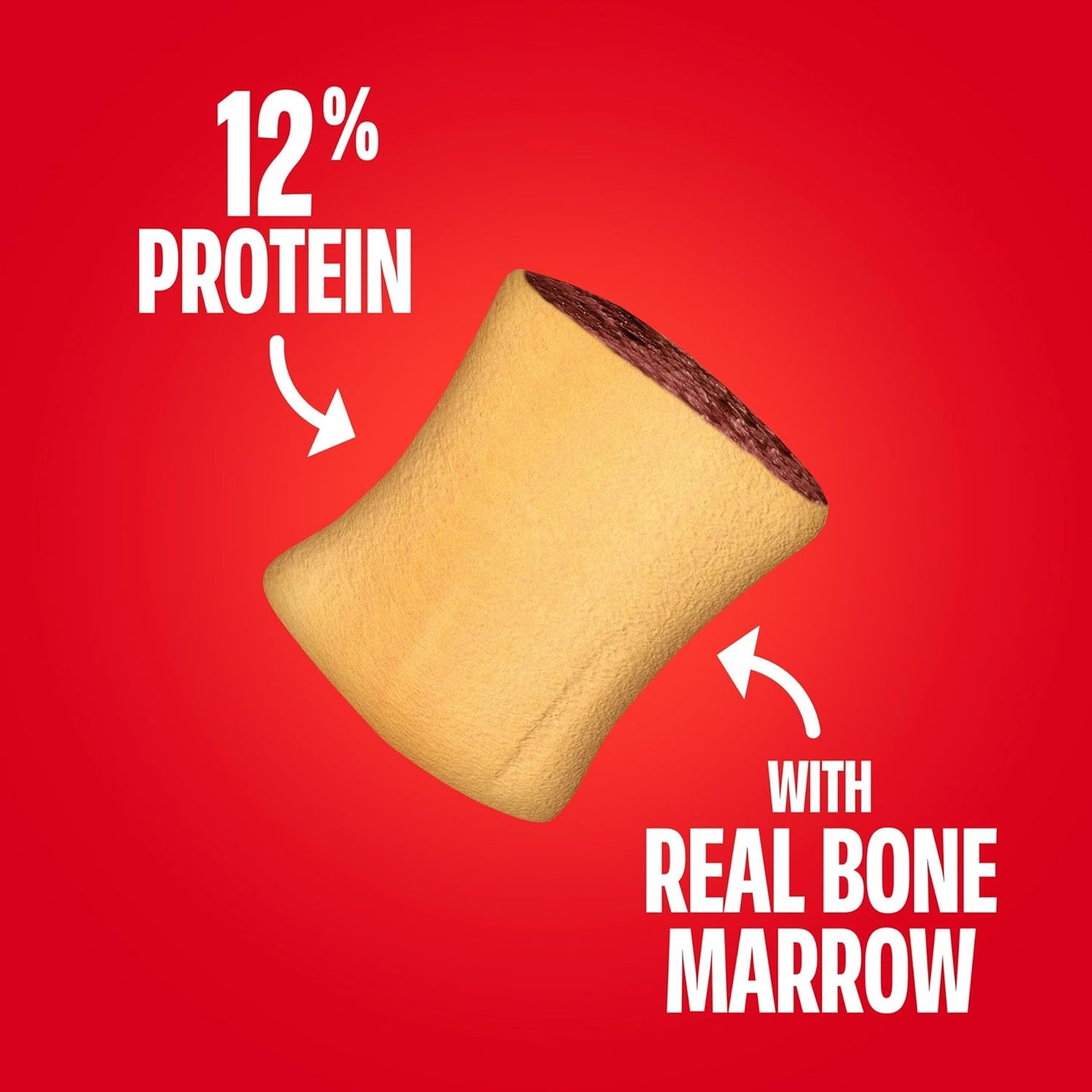 Milk-Bone MaroSnacks Small Dog Treats - Real Bone Marrow, 40 Oz Canister | Delicious & Nutritious