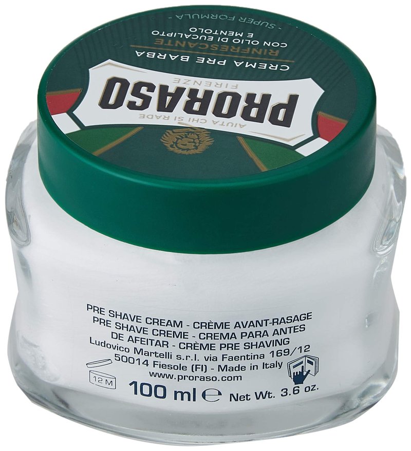 Proraso Refreshing And Toning Pre-Shave Cream with Eucalyptus Oil & Menthol, 3.6 oz