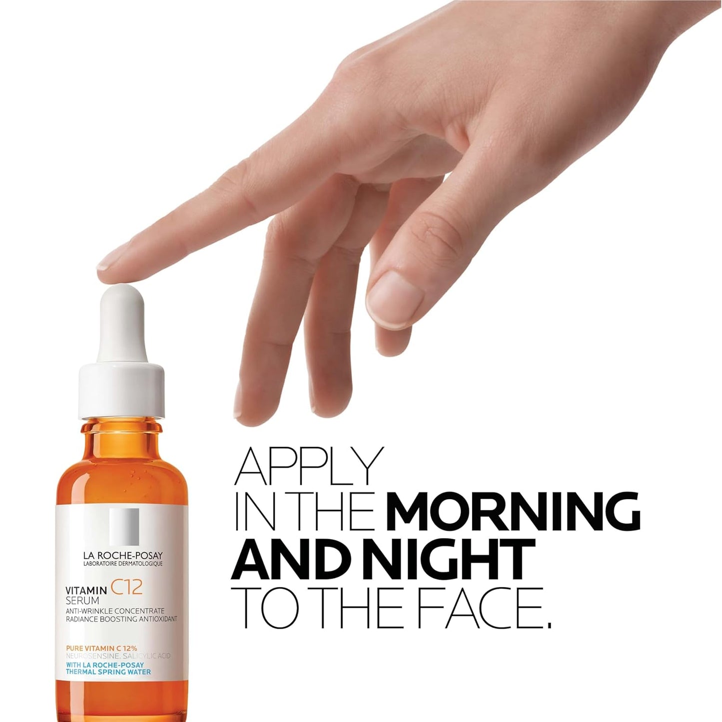 La Roche-Posay Vitamin C Serum - 12% Hydrating Face Serum with Hyaluronic & Salicylic Acid | Radiance Boost, 1 oz for Normal/Oily Skin