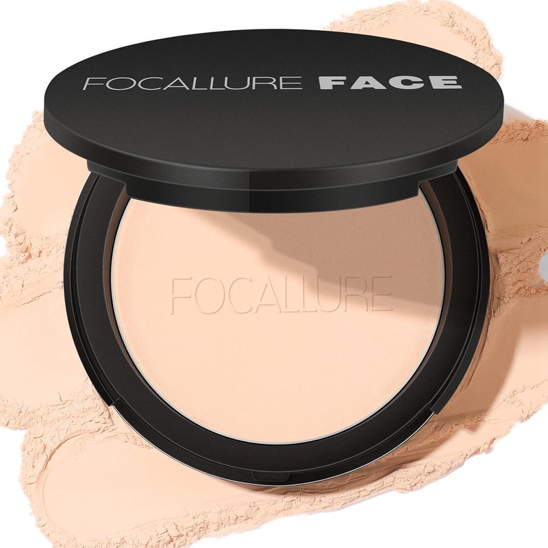 Flawless Pressed Powder - Control Shine & Smooth Complexion | Long-Lasting Matte Finish, Ivory Compact