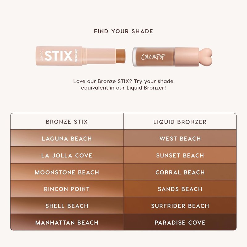 ColourPop Liquid Bronzer - Buildable, Lightweight Face Contour | Hydrating Formula with Squalane & Vitamin E - Neutral Warm Medium Bronze (0.27 oz)