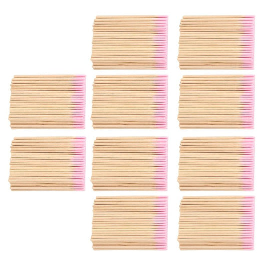 Cotton Buds - 1000 Pcs Precision Tips for Makeup & Electronics Cleaning | Wood Stick Design