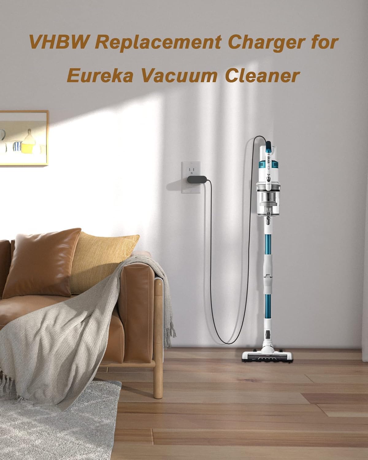WUKUR Charger for Eureka MC2805A Compatible with Eureka Rapid Clean Pro NEC180 NEC182 NEC185 NEC186 NEC280TL NEC380 NEC480 NEW400 Lightweight Cordless Vacuum Cleaner Adapter Power Supply