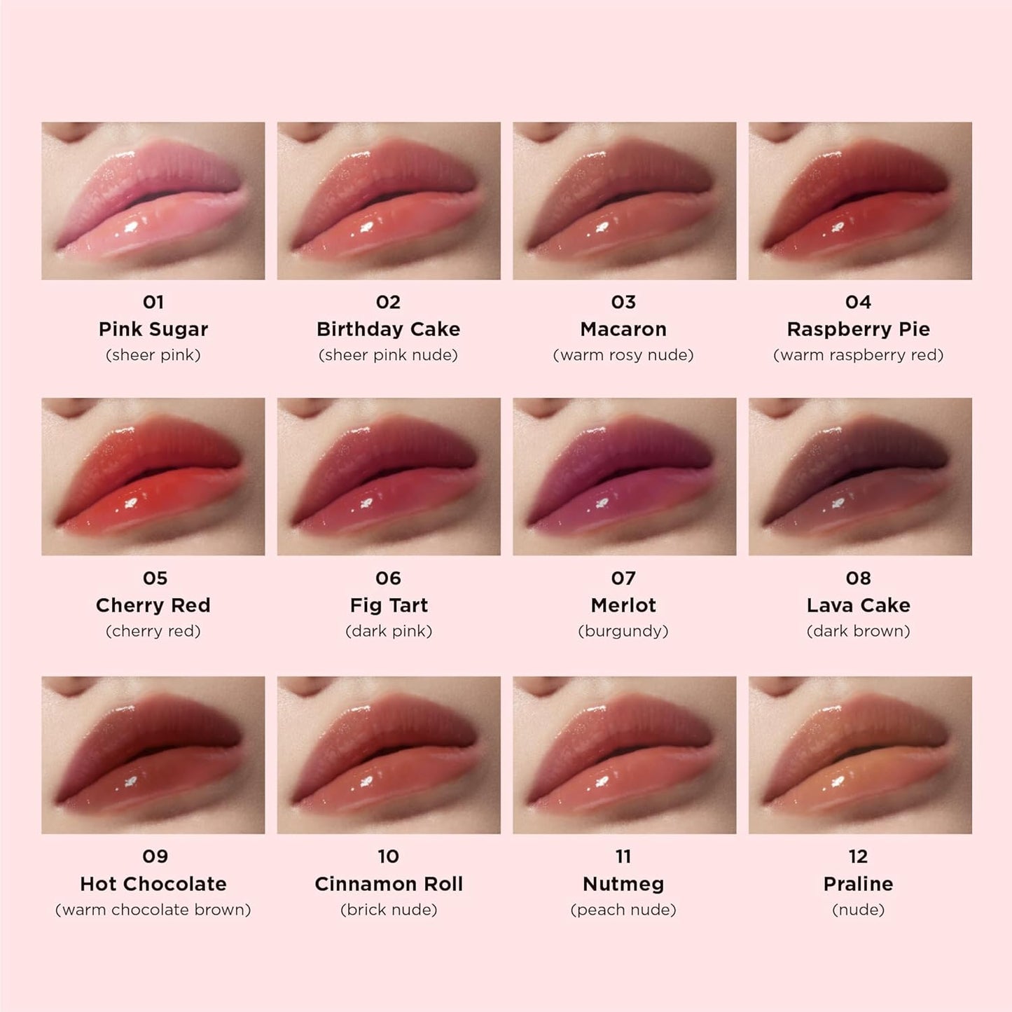 Ruby Kisses Butter Bomb Lip Balm - Ultra Hydrating Tinted Lip Gloss | Lightweight Buildable Color, Birthday Cake Flavor