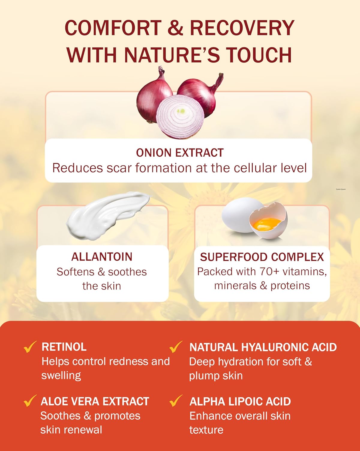 Scar Cream Gel for Surgical Scars | Fast Repair for C-Section, Keloids & Burns - 2.0 Fl Oz, All Skin Types