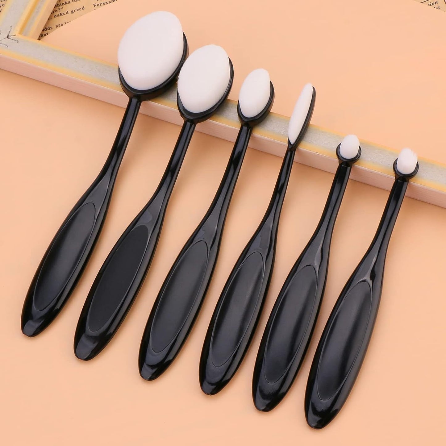 Blending Brush Set for Card Making | 6 Pack Ink Blender Brushes - Brown