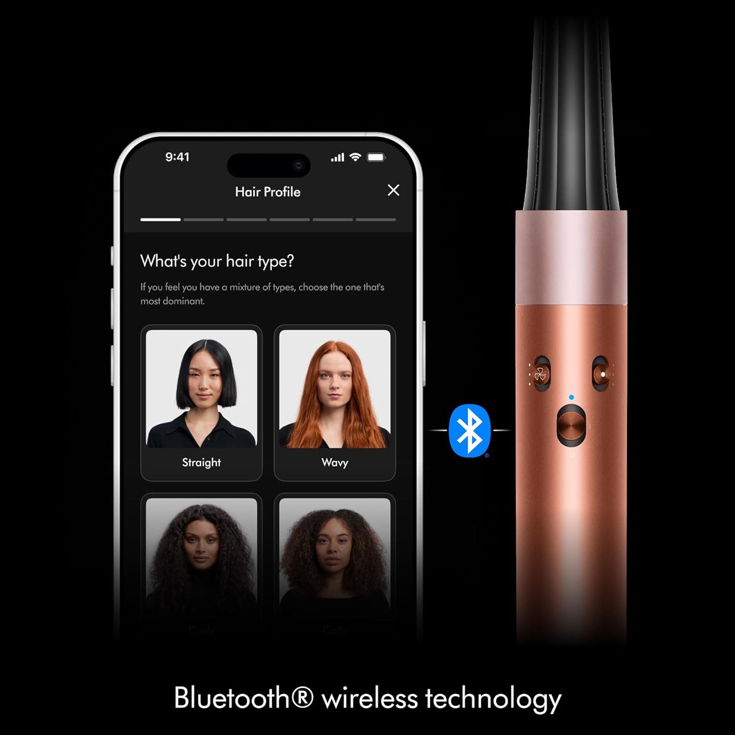 Dyson Airwrap Multi-Styler - 6-in-1 Intelligent Hair Styler with Bluetooth, No Heat Damage