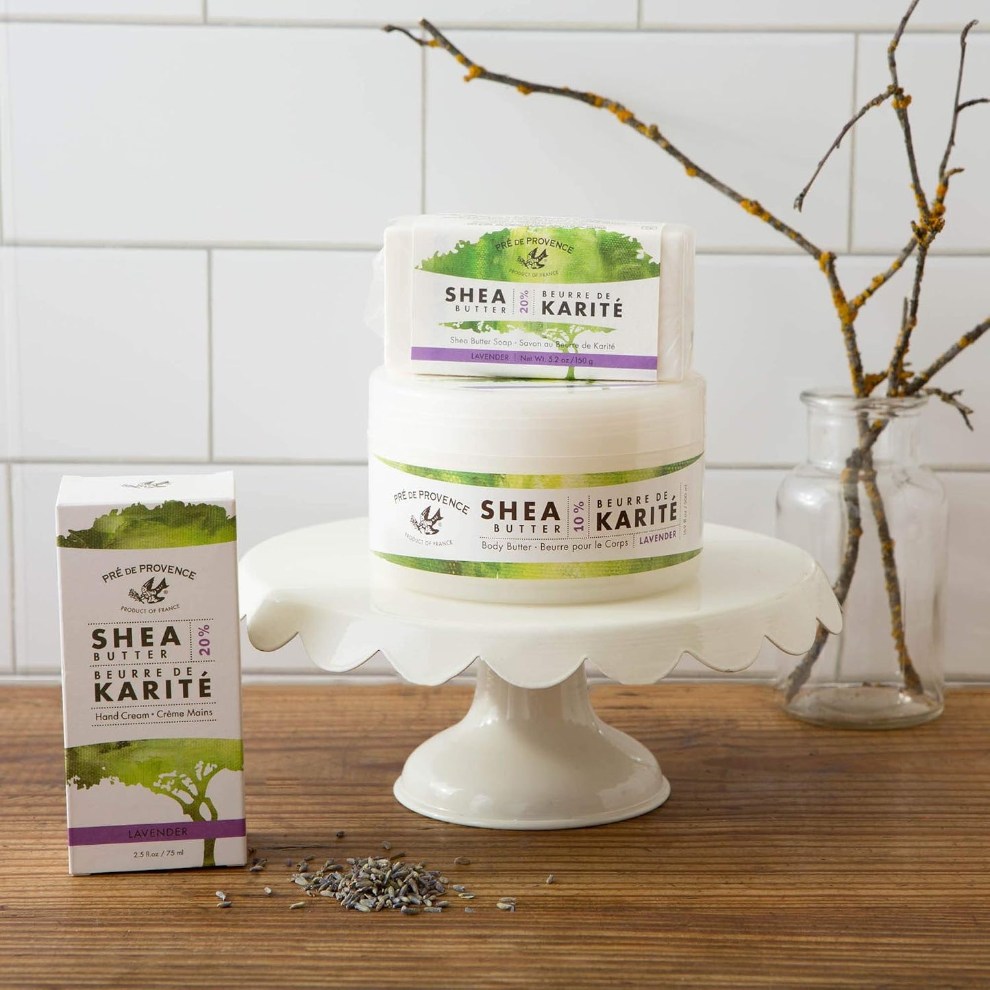 Pre de Provence Shea Butter Hand Cream - Lavender Moisturizing Collection | 75ML Nourishing Formula