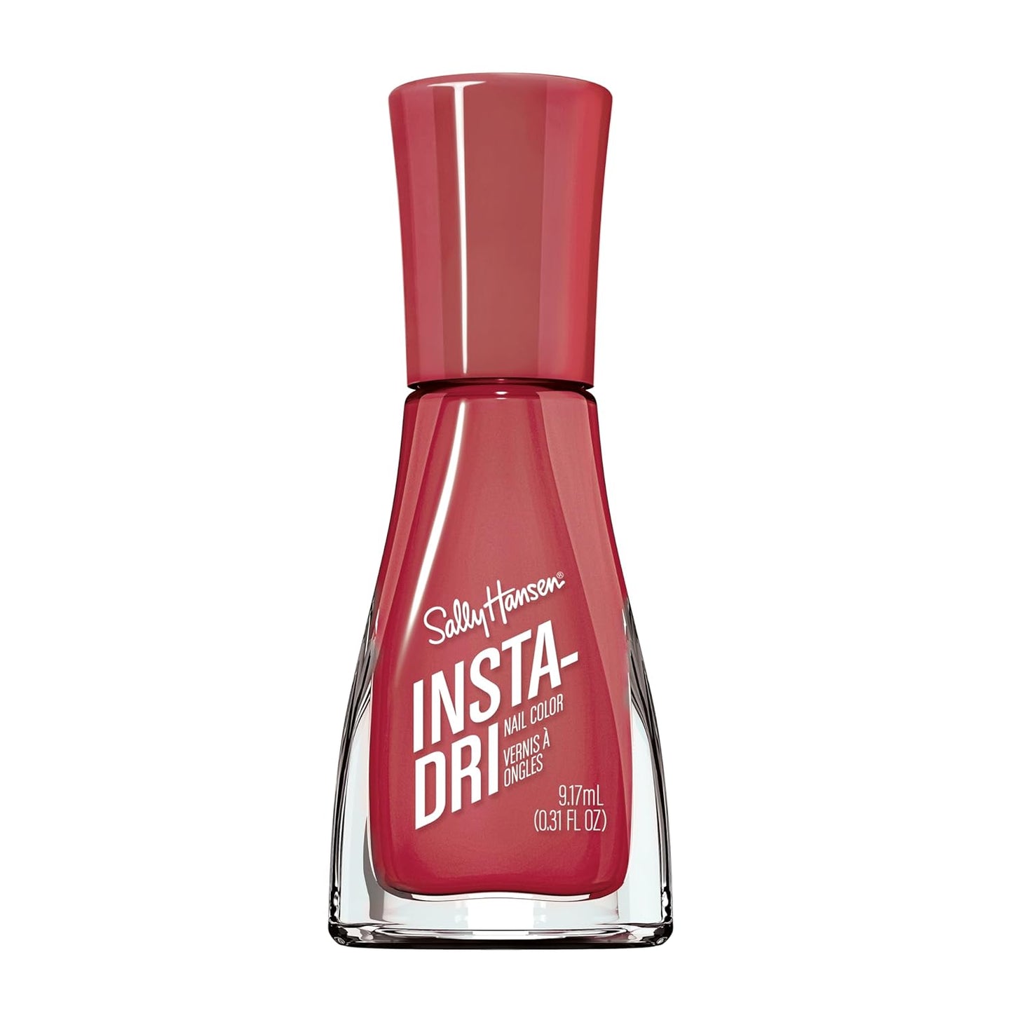 Sally Hansen Nail Polish - Dragon Fruit Crush | Quick-Dry Satin-Matte Finish, One-Coat Application, 0.31oz