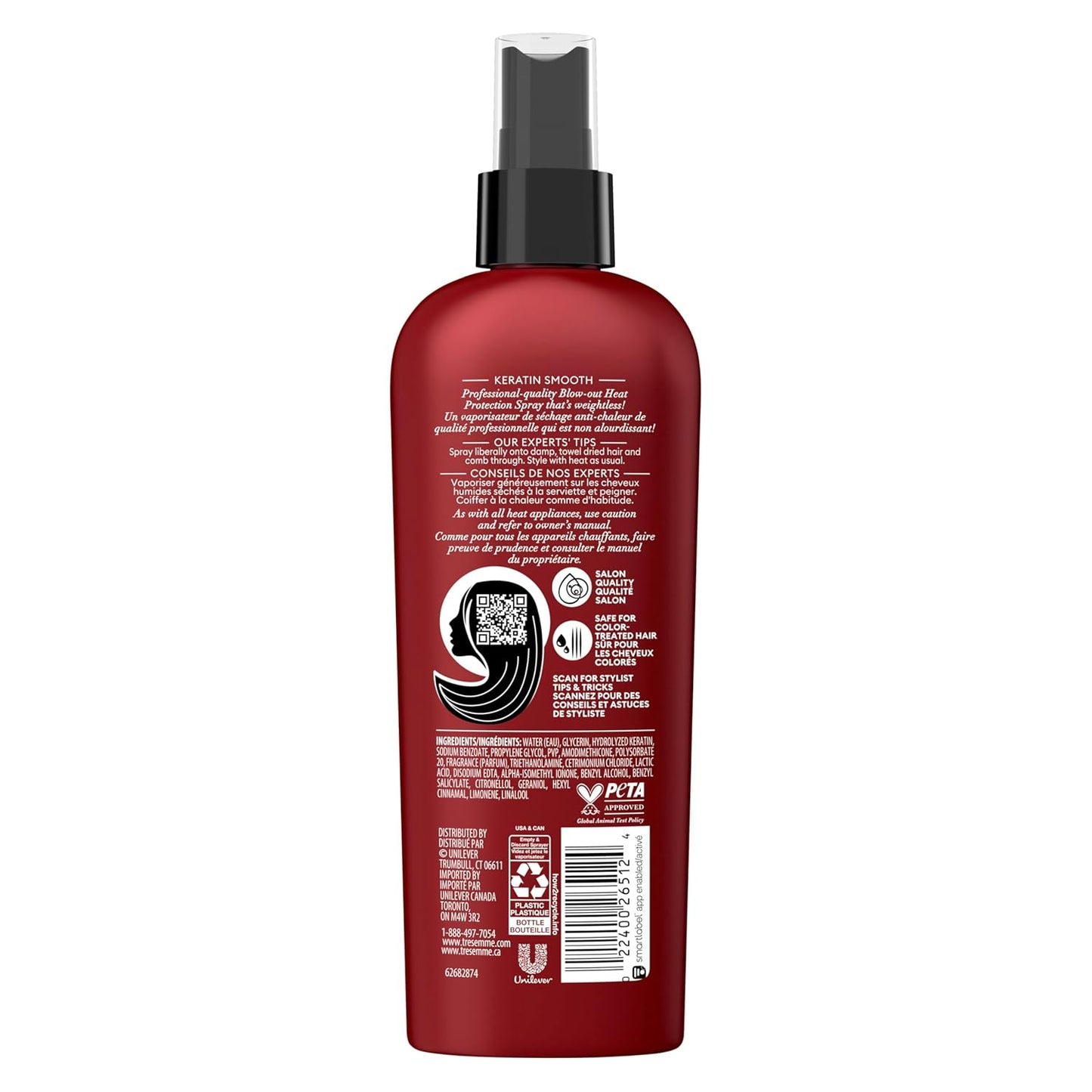 TRESemmé Heat Protection Spray - Keratin Smooth Formula | 8 oz