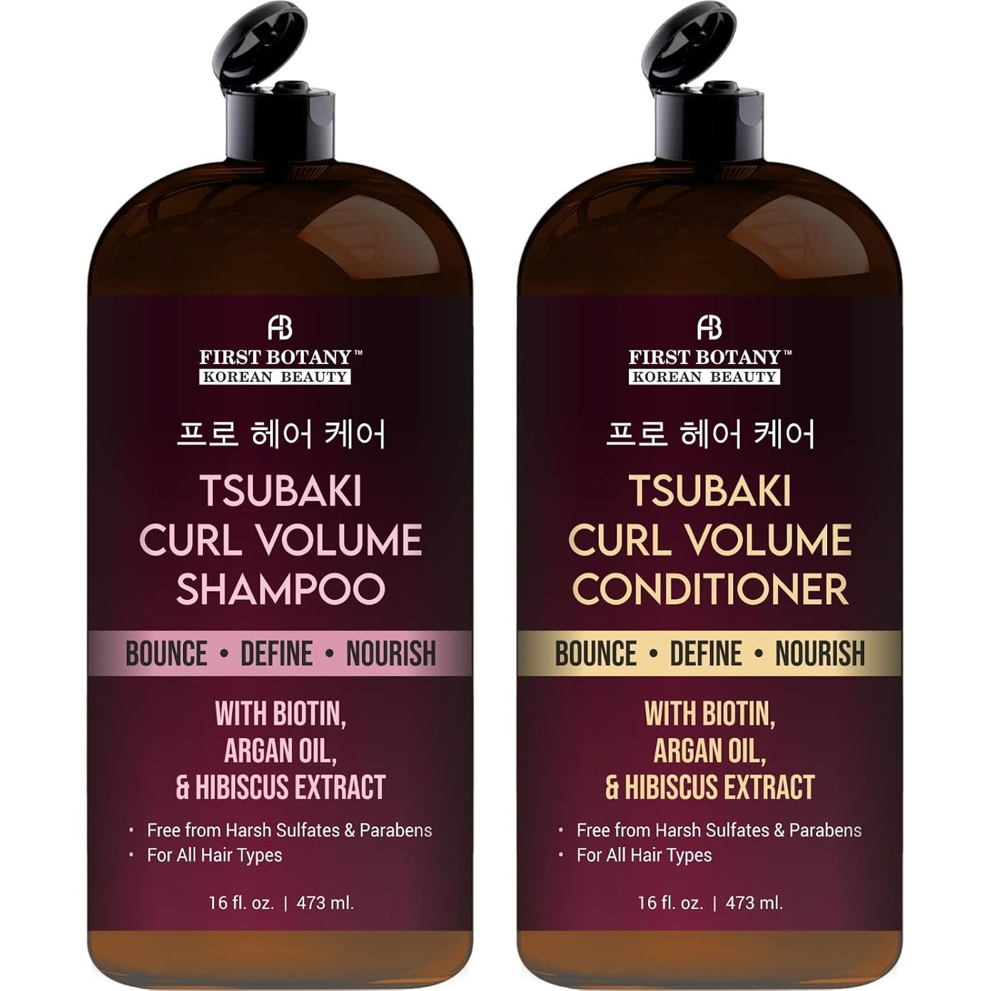 Color Care Shampoo & Conditioner Set - Nourishing Formula with Tsubaki & Quercetin | 16 fl oz