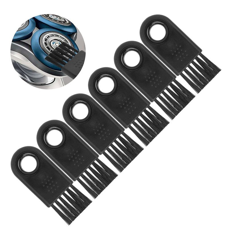 6Pcs Hair Clipper Brush, Anti Slip Electric Shaver Cleaning Brush with Ergonomic Handle, Nylon Trimmer Cleaner for Small Household Appliances, Computer Accessories