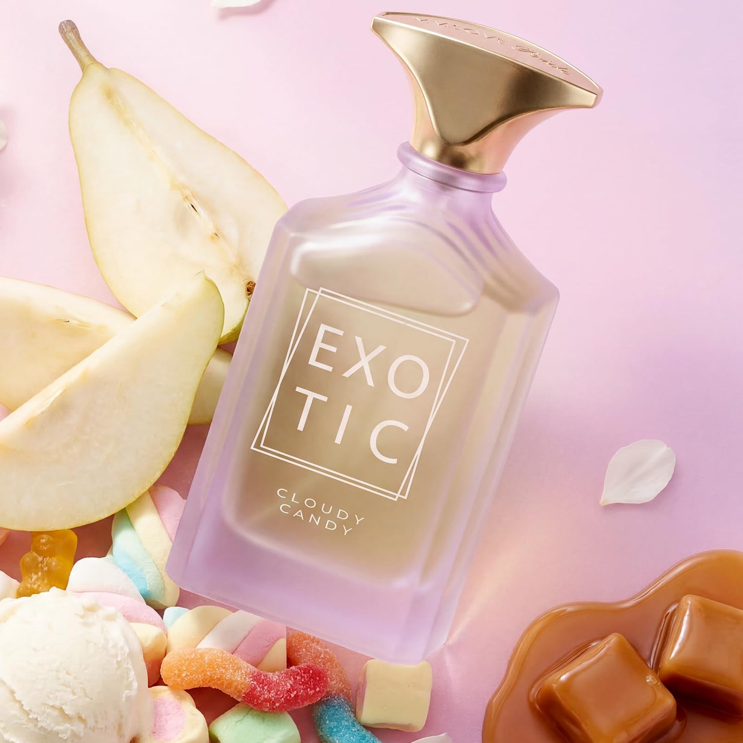 V.V.LOVE prive CLOUDY CANDY Eau de Parfum Sweet Vanilla and Rock Sugar Fragrance Irresistibly Cozy, Delightful Perfume for Women 3.4 oz/100 ml