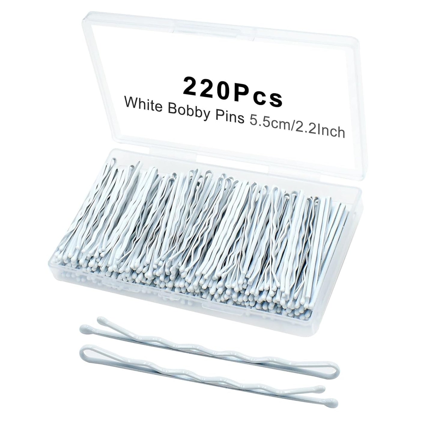 U Shaped Hair Pins - 330 Count Gold Bun Pins for Women | 2.4 Inch with Storage Box, All Hair Types