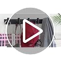 Bntuk Wall-Mounted Coat Rack with 5 Hooks - Heavy Duty Gold Organizer