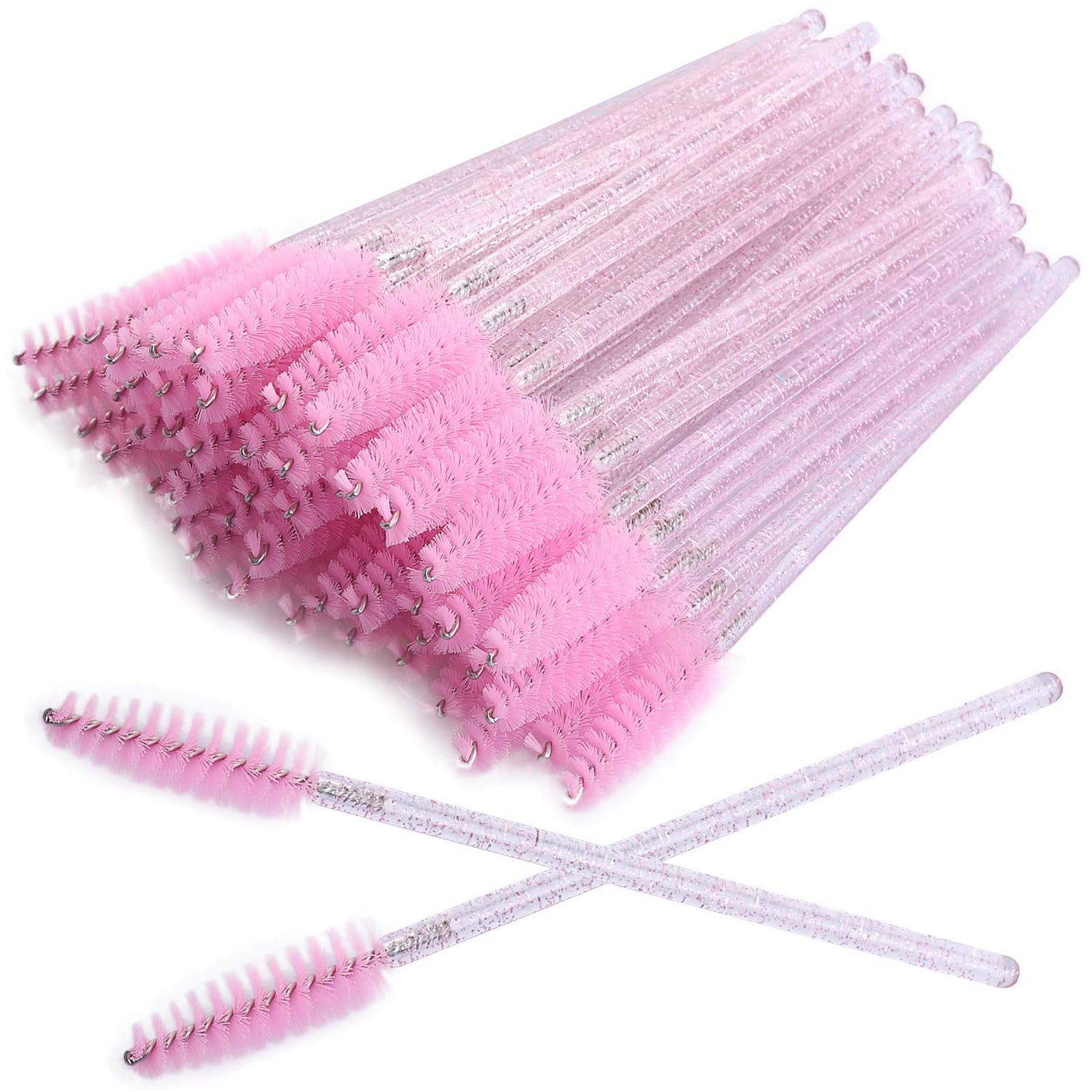 Disposable Mascara Wands - 300 Eyelash Brushes for Extensions, Eyebrows & Makeup | Crystal Tbestmax