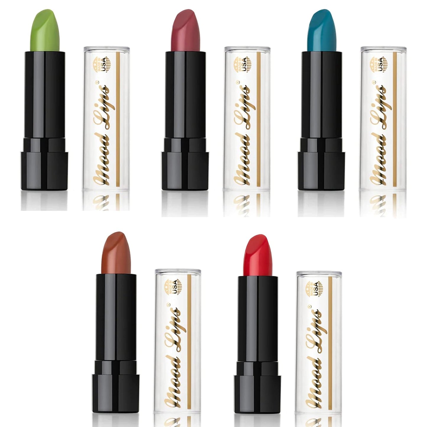 Color Changing Lipstick - Long Lasting pH Tint with Aloe Vera | Hydrating Moisturizer | 12-Hour Wear | Black
