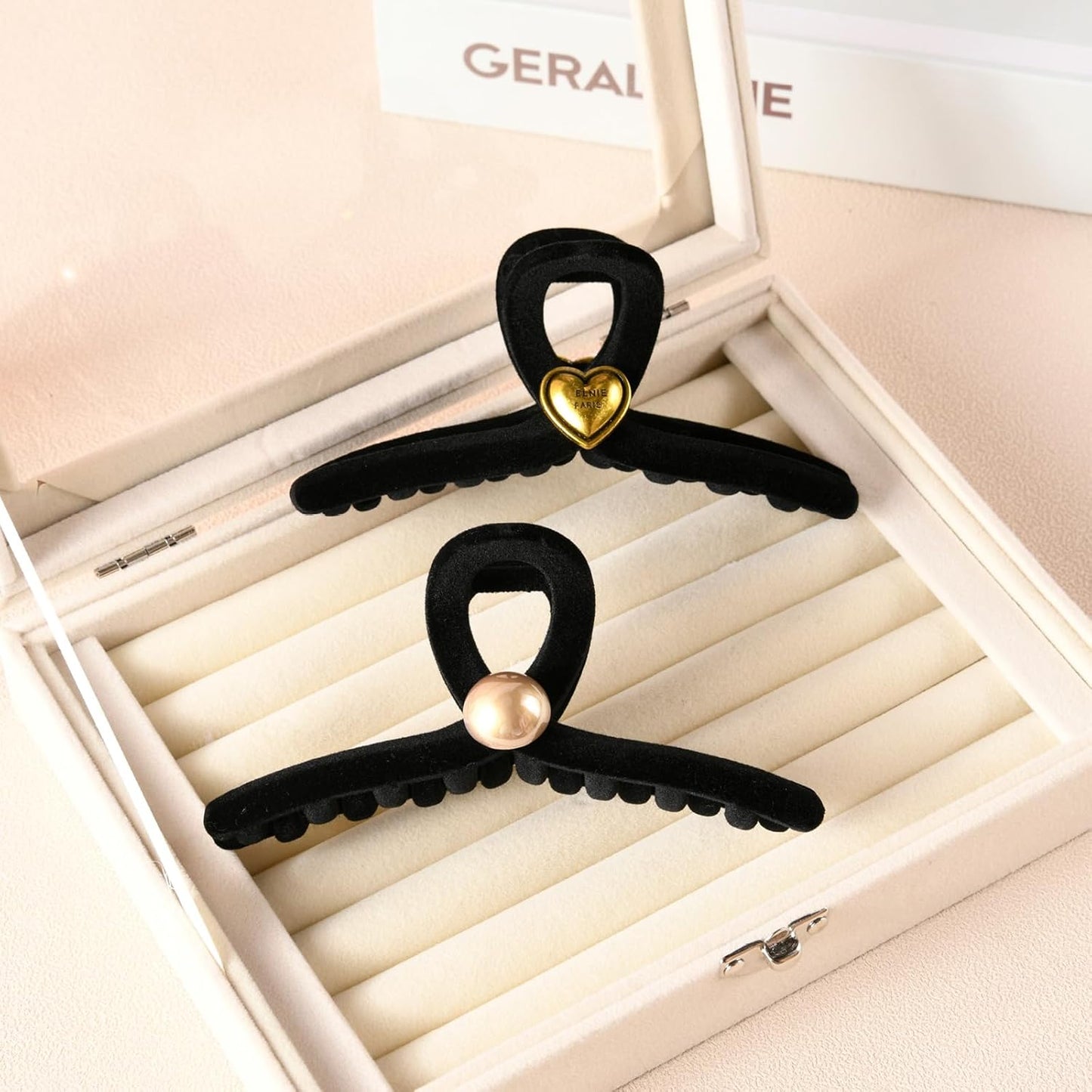 Luxury Velvet Claw Clips for Thick Hair - Large 4.7 Inch Hair Accessories for Women & Girls