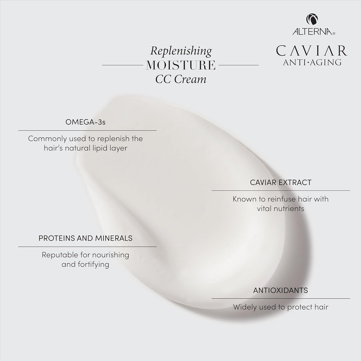 CAVIAR Anti-Aging CC Cream - 10-in-1 Moisture & Hair Treatment | Nourishes, Restores & Hydrates