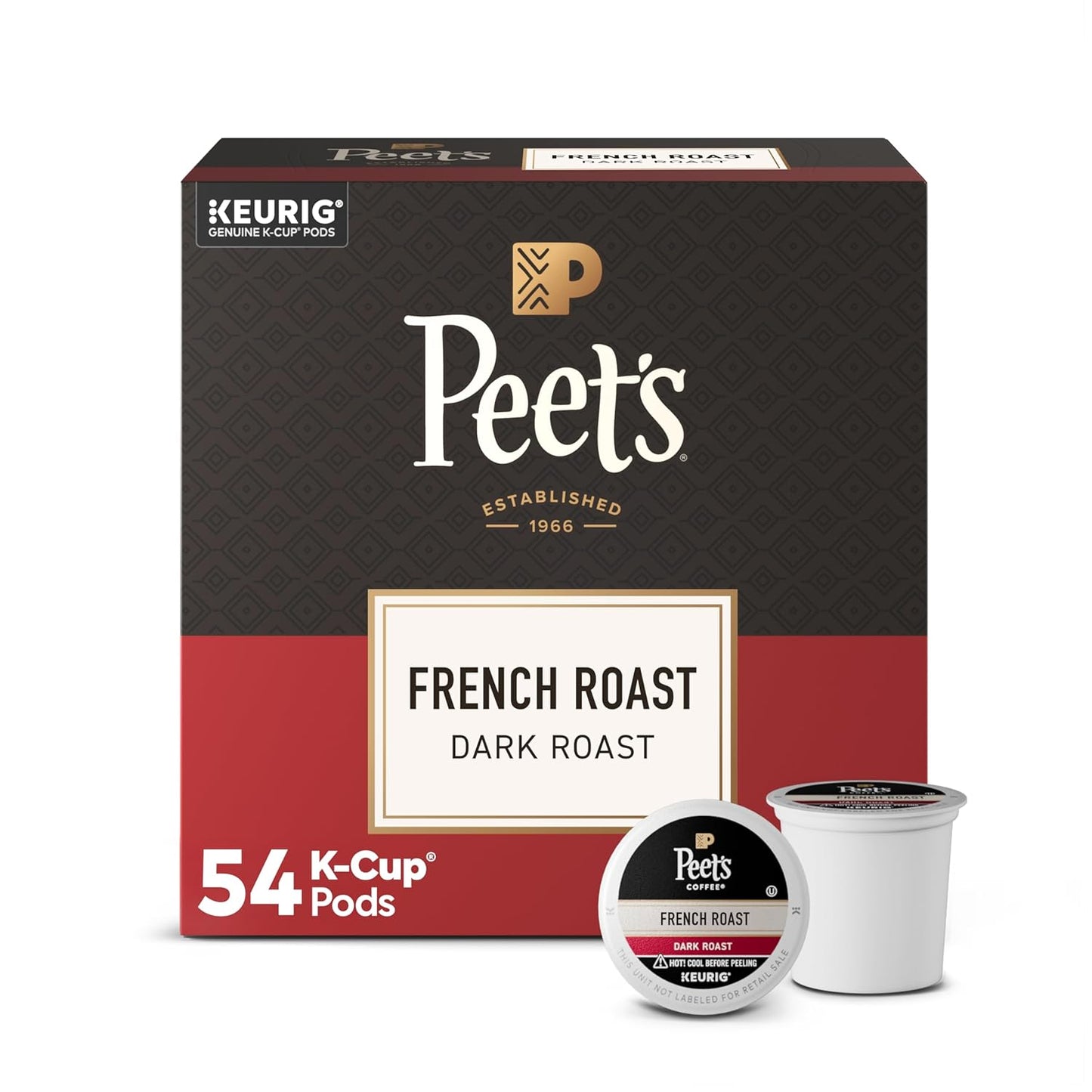 Peet's Coffee Dark Roast K-Cup Pods - Major Dickason's Blend | 75 Count 100% Arabica Coffee