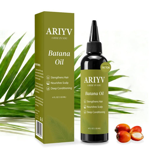 Ariyv Batana Oil for Hair Growth, Natural Batana Oil - Prevents Hair Loss, Reduces Breakage and Strengthens Hair, Enhances Thickness for Men & Women