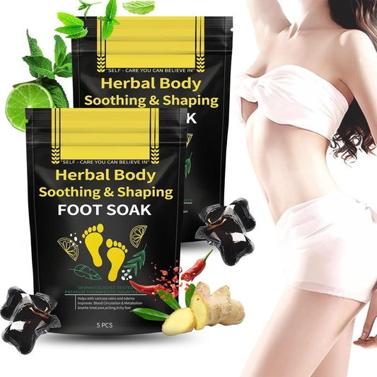 Detox Foot Soak Beads - Herbal Cleansing for Men & Women | 10 PCS Relaxing Foot Soak Beads