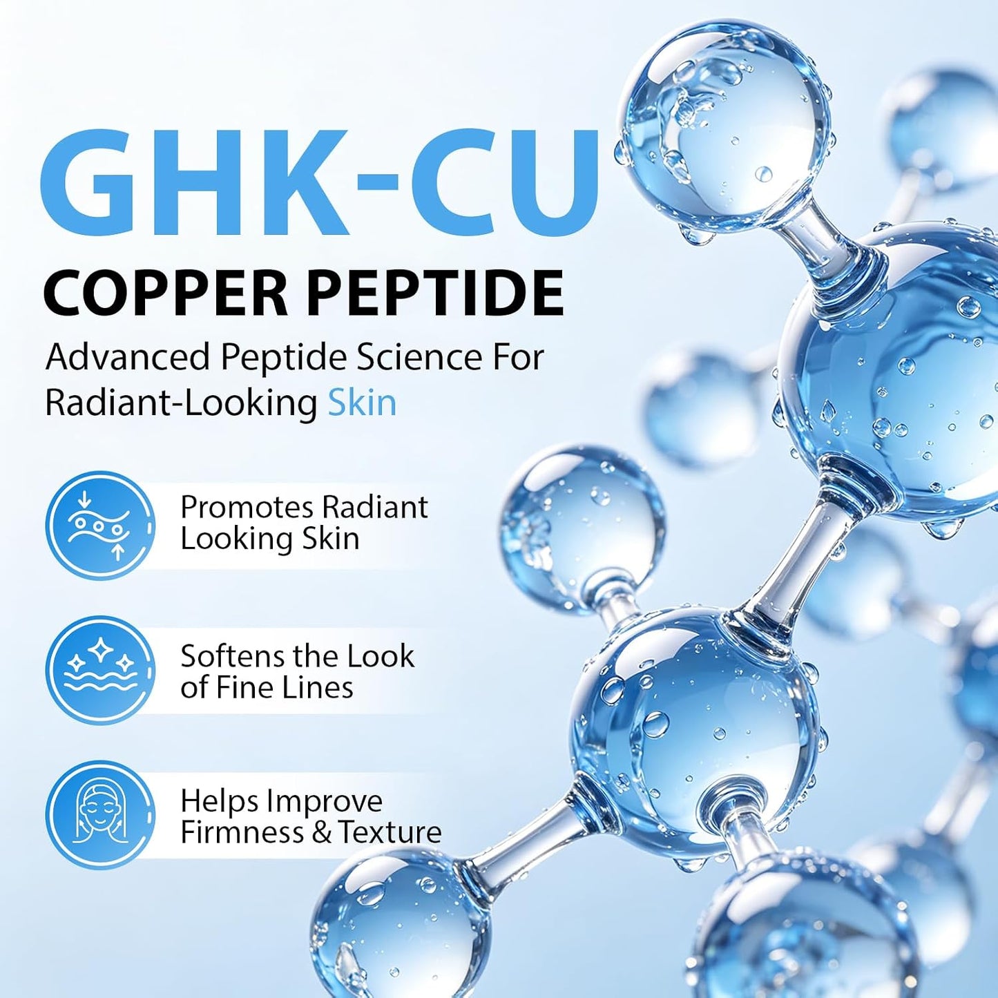 Copper Peptides GHK-Cu Cream - 2.1oz | Antioxidant Face & Body Balm for Mature, Dry Skin | Infused with Manuka Honey & Beef Tallow