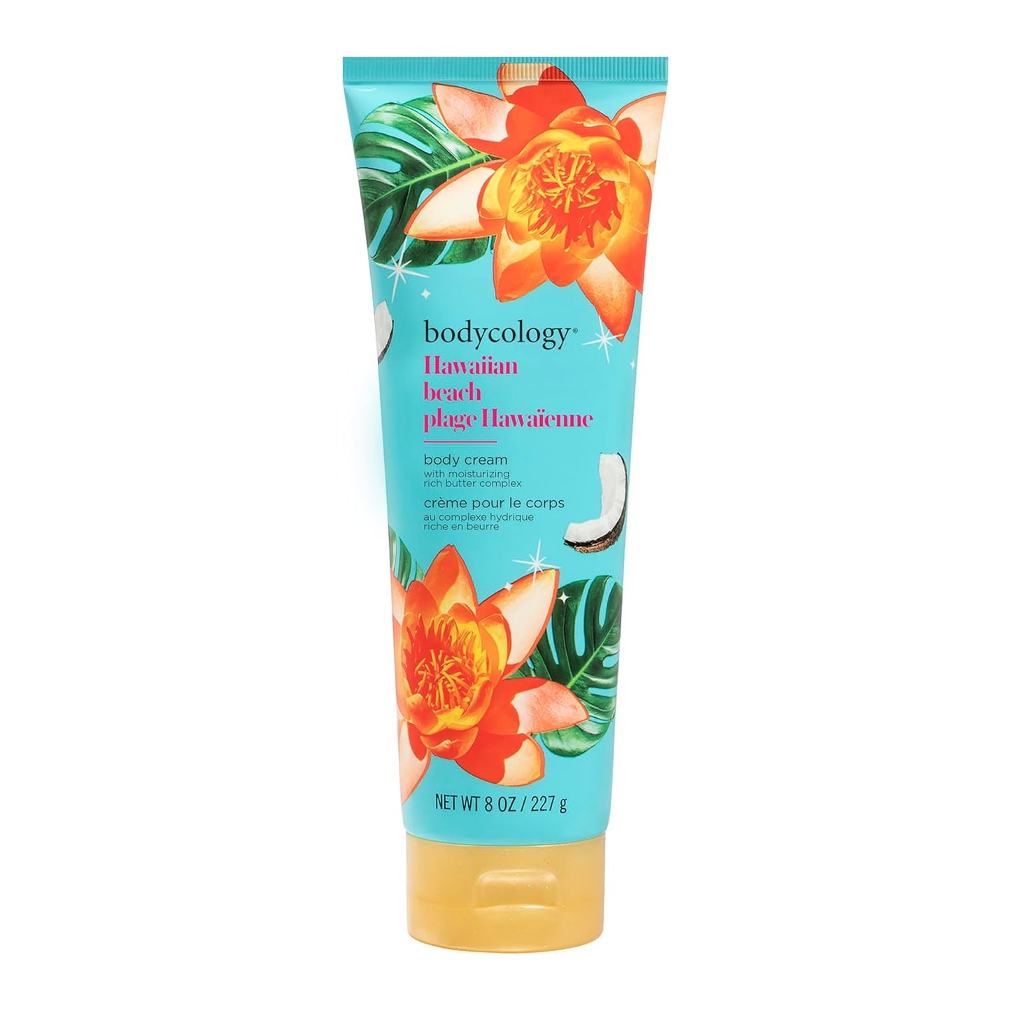 Shea Butter Body Cream - Hawaiian Beach Scent | 8 oz Moisturizer
