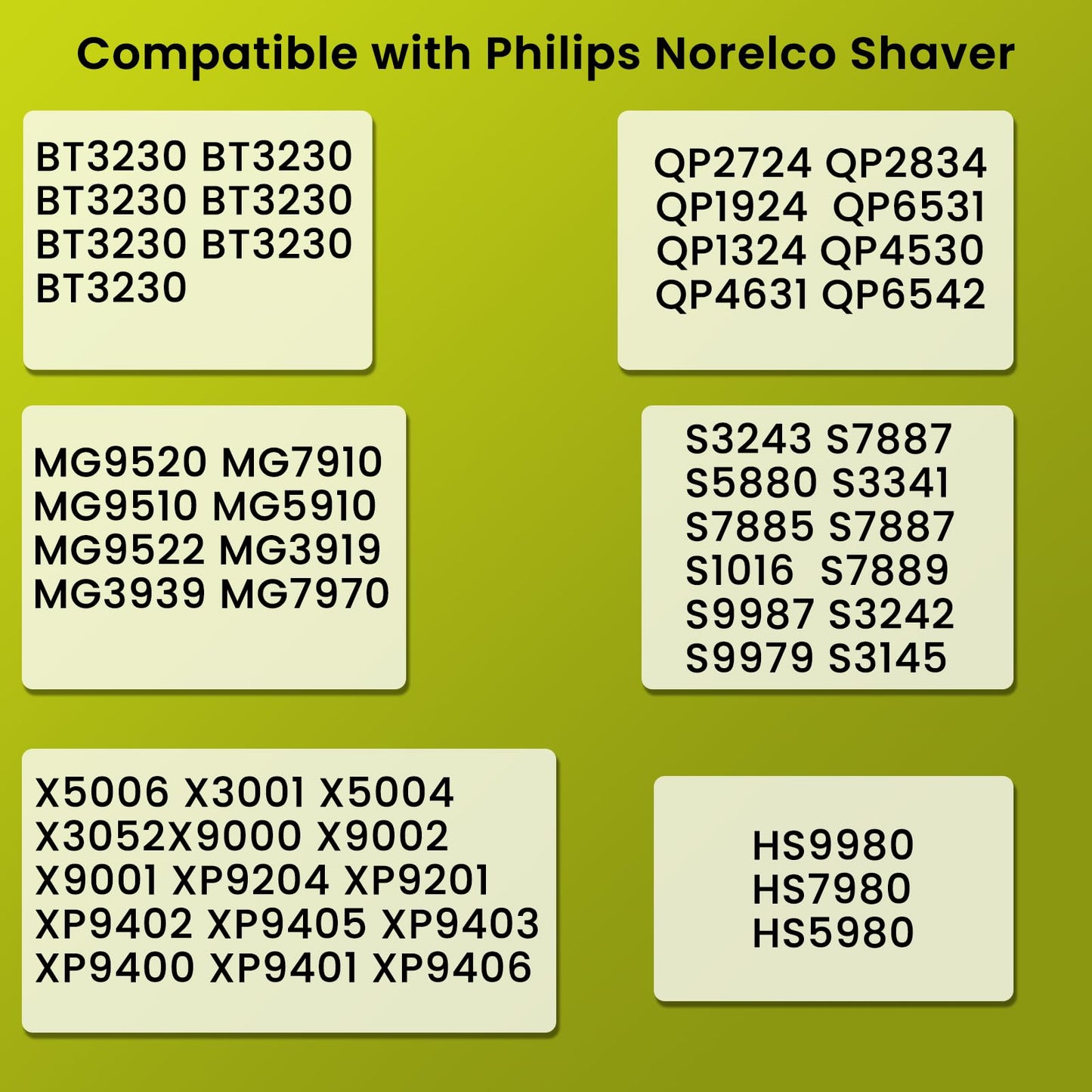 BENSN 5V Charger Cord Compatible with Philips Norelco Shaver Series 2000 3000 5000 7000 9000, 2400 3900 5400 5000X 7200 i9000 MG7910 MG5910 MG9510 MG9522 MG3919 MG7970 MG5970 BG5495 XP9402 HS9980