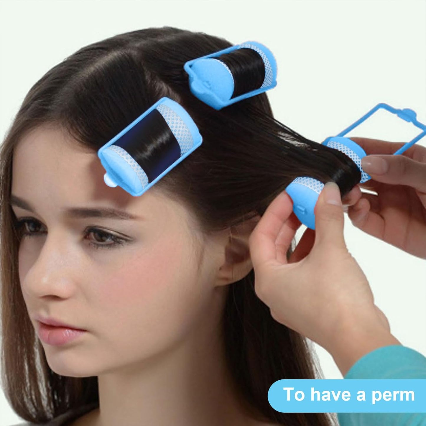Pndeyo 100pcs Hair Perm Papers - Breathable Disposable Curling Tissue for Hot & Cold Perms | White